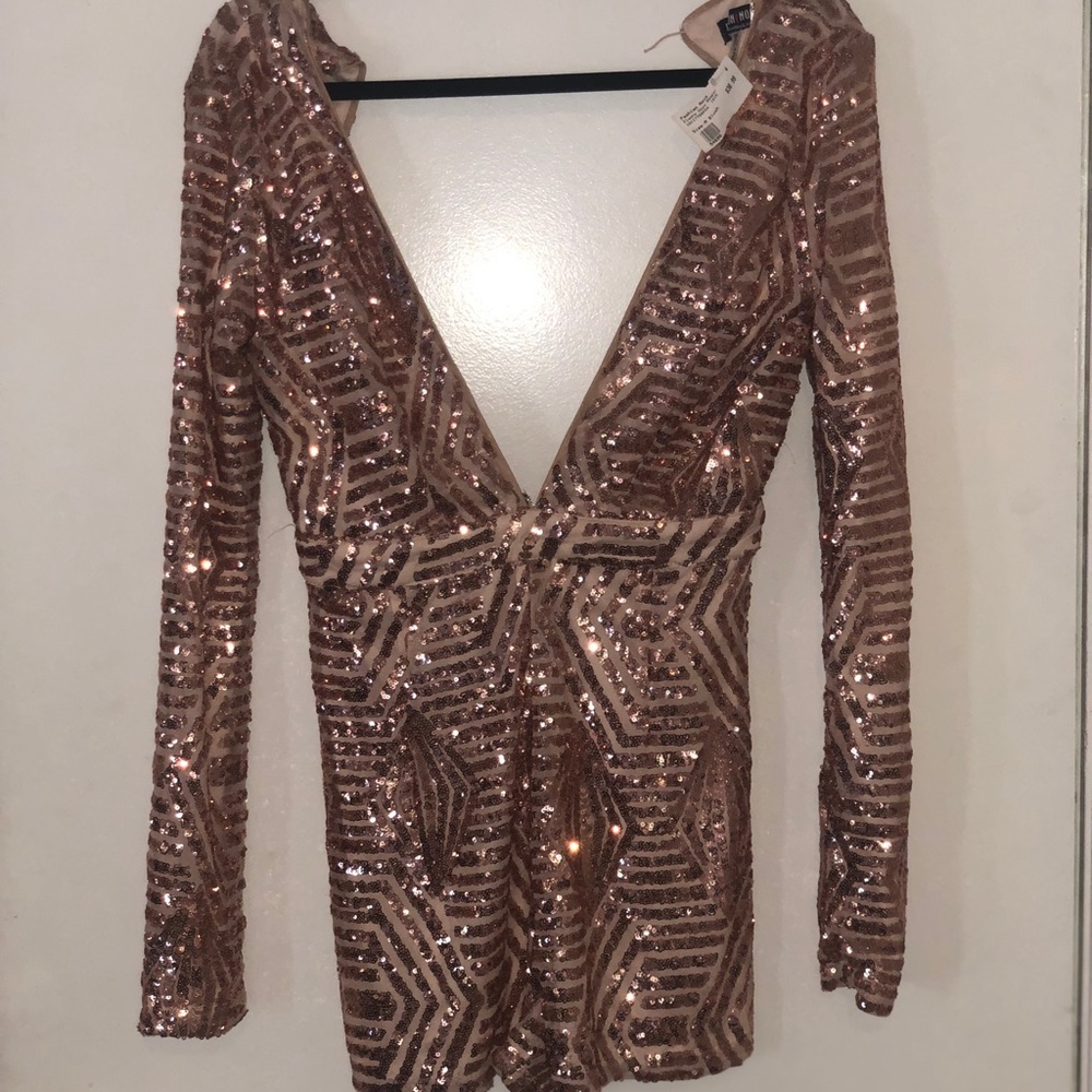 Fashion Nova Flashy Ways Romper